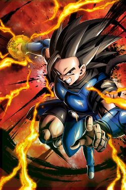 Shallot from dragon ball legends in the style of the dragon ball manga