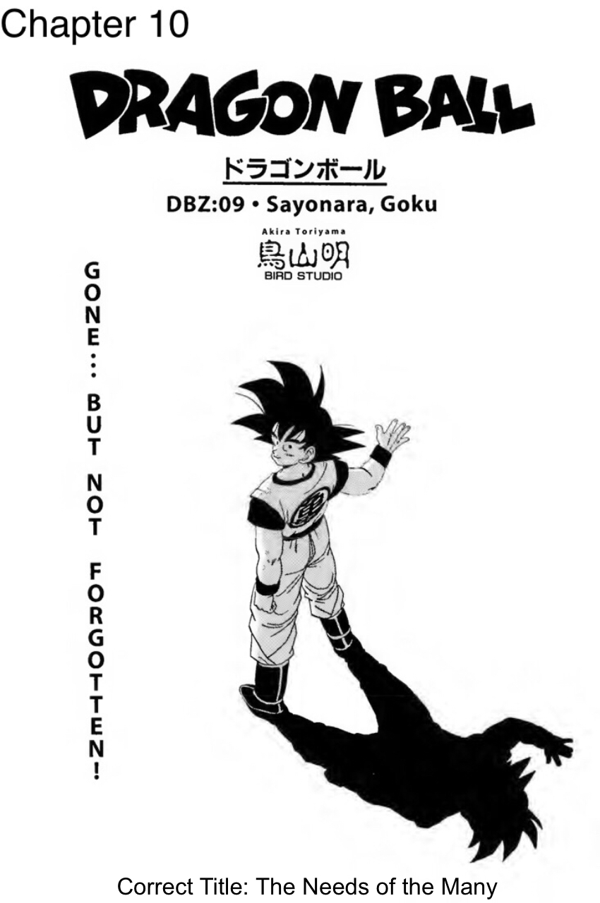 List of Dragon Ball Z chapters - Wikiwand