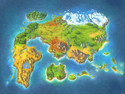 The World Map in Dragon Ball Z: Attack of the Saiyans