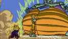 Cell uses the Unforgivable! in Idainaru Son Goku Densetsu