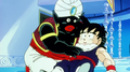 Mr. Popo tends to Gohan