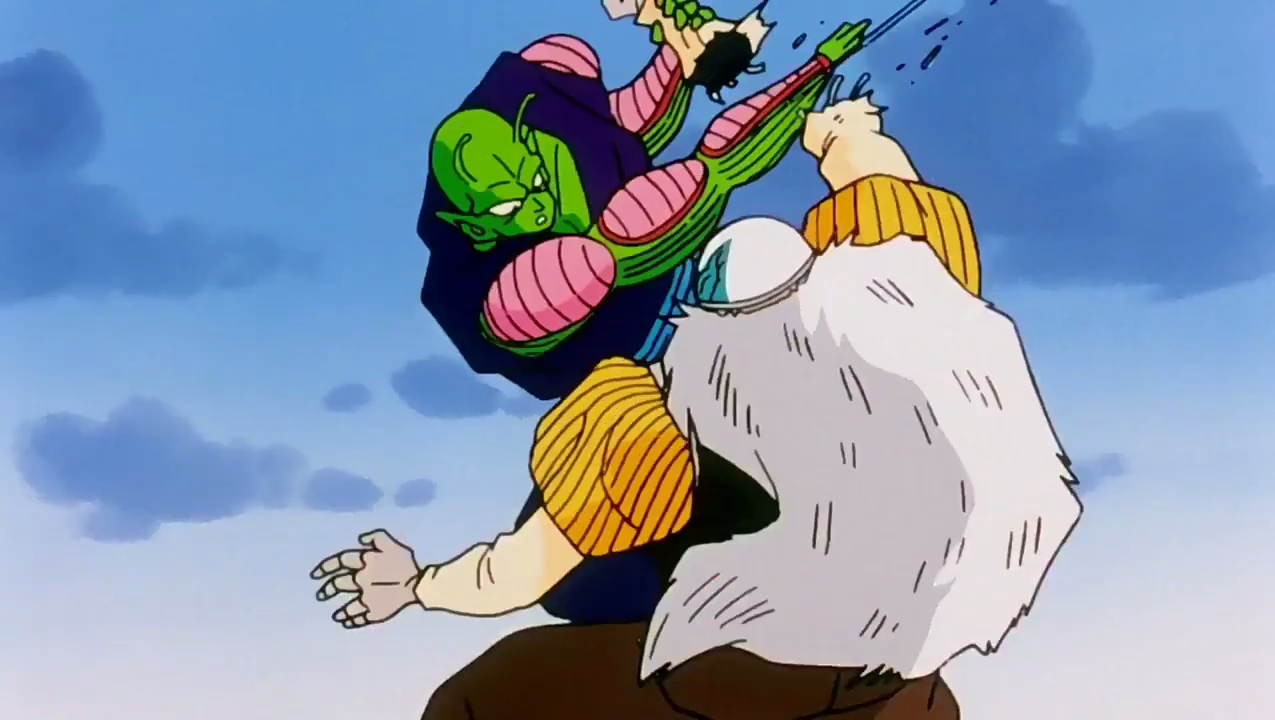 when does Android 17 stop wearing his gun? He has it when Android 18 fights  Vegeta but doesn't have it when he fights piccolo. : r/dbz