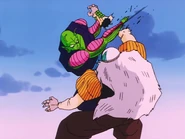 Piccolo chops off Android 20's arm with a similar technique
