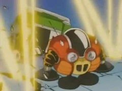 Le Pilaf Machine al Tempio di Dio in Dragon Ball GT.