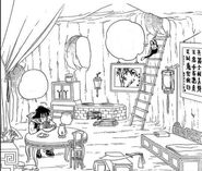 Yamcha's hideout in the manga