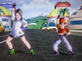 Videl and Pan dancing in Xenoverse 2