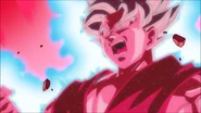 SSJA usando el Kaio-Ken x10