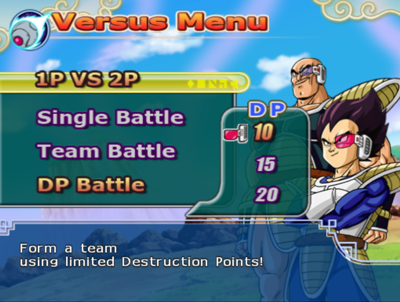 DP Battle (Budokai Tenkaichi 3), Dragon Ball Wiki