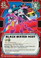 A Black Water Mist card in the Bandai CCG