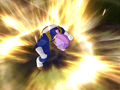 Future Trunks powers up to Super Saiyan