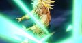 Broly fires the attack at Goten and Trunks
