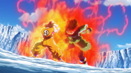 Broly vs. Goku SSG 4