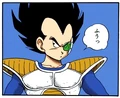Vegeta breathes in the Earth's air