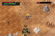 Gohan vs. Cell in The Legacy of Goku II