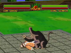 Great Ape Goku attacks Master Roshi (Meteo Kong)