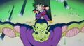 Piccolo bravely sacrifices himself to save Gohan