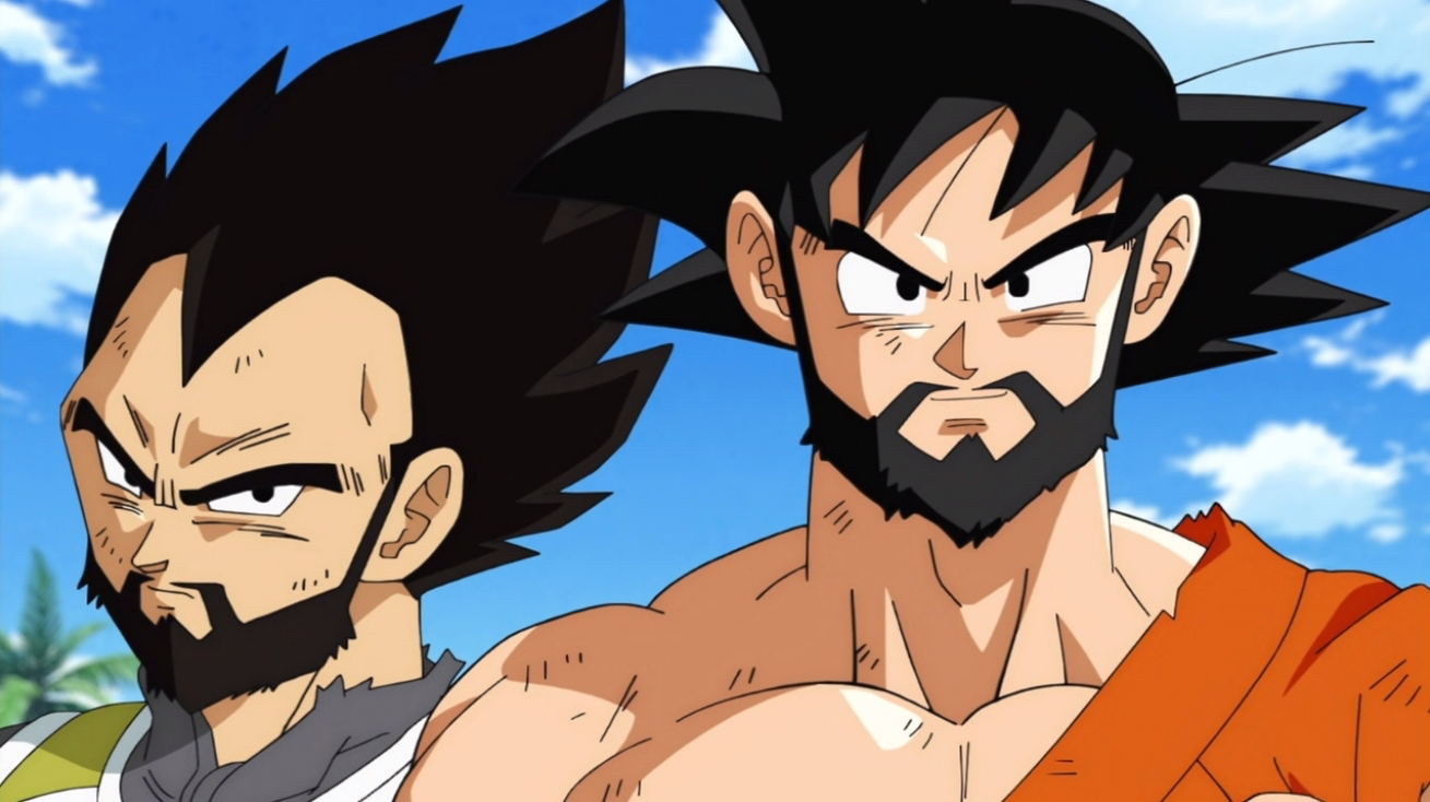 son goku and vegeta (dragon ball and 2 more) drawn by toshi-chan