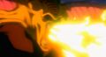 Hirudegarn uses his Genma Flame on Tapion in Wrath of the Dragon