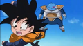 Goten's attack misses Abo