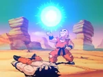 Fusion Spirit Bomb Kai.png (1.06 MB) Krillin wielding Goku's Spirit Bomb after entrusting him with it