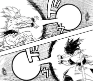 Goku-Goku Kamehameha.jpg (310 KB) Goku and Xeno Goku fire their Kamehamehas in the Super Dragon Ball Heroes: Dark Demon Realm Mission! manga