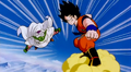 Piccolo and Goku fly to rescue Gohan