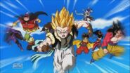 Gotenks Adulto Super Saiyajin, Goku Super Saiyajin 4 y los Avatars de DBH.