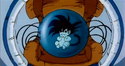 Goku in his space pod