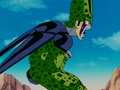 Cell suffers from a punch to the stomach