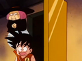 Goku arrives to watch Yamcha battle