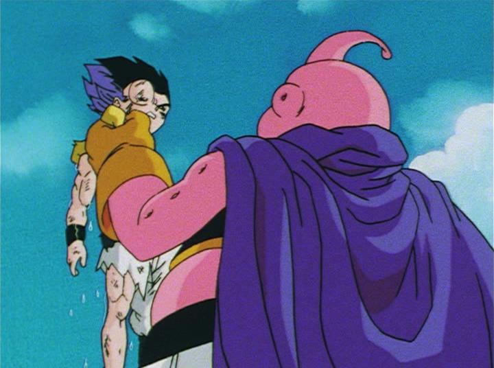 Majin Boo, Majin Buu Frieza Goku Piccolo Gotenks, fat, purple, violet,  cartoon png