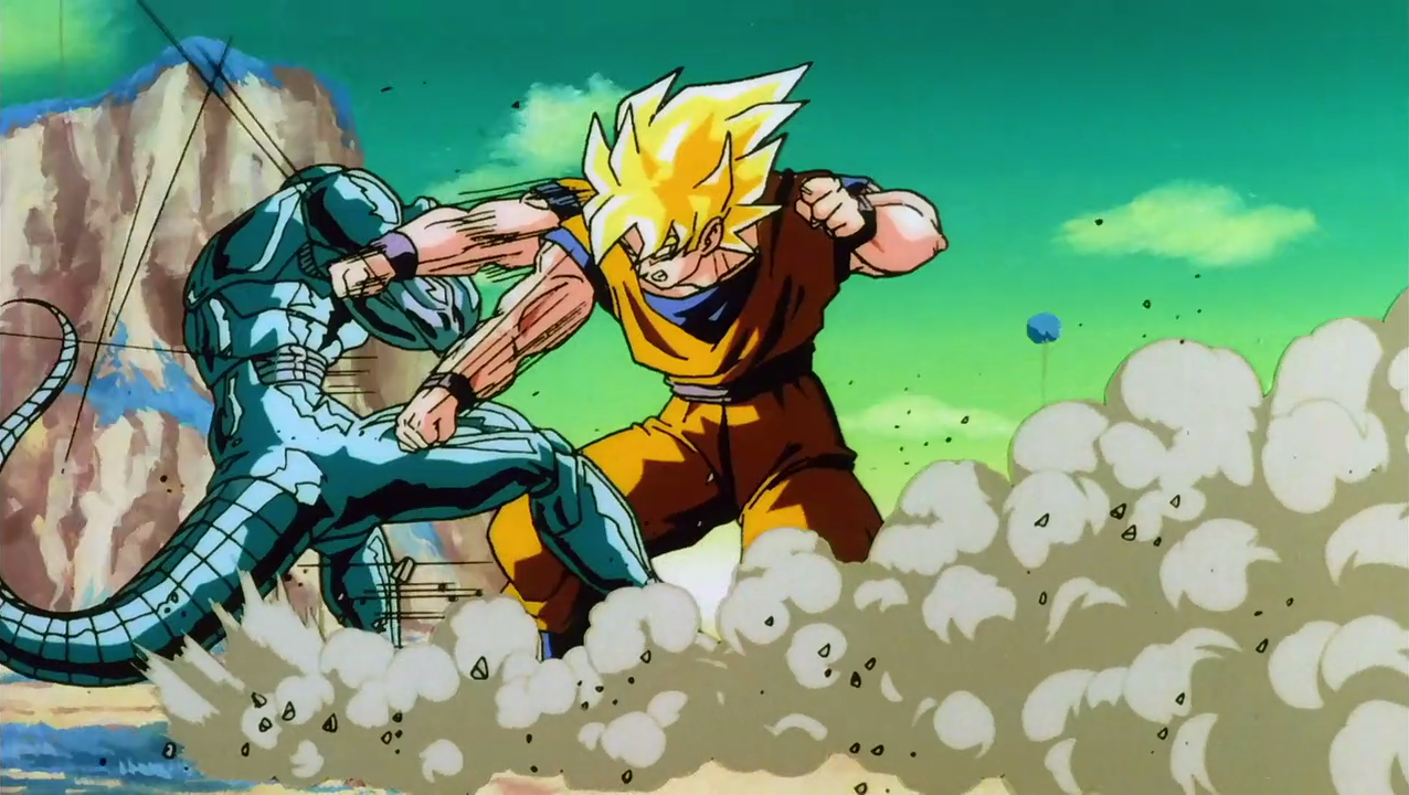 dragon ball z goku vs cooler