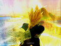 Vegeta powers up