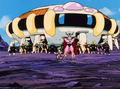 Frieza's Subordinates stand behind Cold and Mecha Frieza