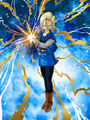 Dastardly Demoness Android 18 (Future) card from Dokkan Battle