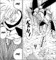 Goku charges a Flying Kamehameha