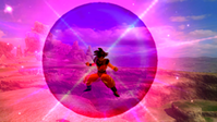 Goku Super Saiyajin Dios en Zenkai Battle Royale.