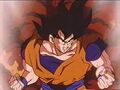 Goku confronts Android 20