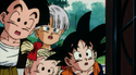 Krillin, Trunks, and Goten in Bio-Broly