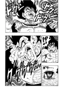 Vegeta transforms into a Great Ape
