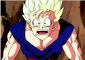 A shocked Gohan