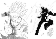 Gohan defeats Bojack in one blow in the Big Bang Mission!!! manga