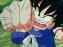 Goku punches