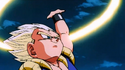 Gotenks prepares a Galactic Donut