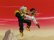 Majuub attacking Baby Vegeta