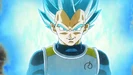 Vegeta revealing he attained the Super Saiyan Blue form