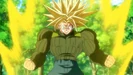 Super Saiyan Third Grade Future Trunks in his fight against Super Saiyan Blue Vegeta