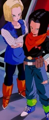 The Human-like models known as Android 17 and 18, considered too powerful to control