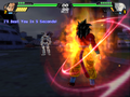 Goku threatens Omega Shenron
