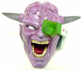 Creatures head keyring Captain Ginyu close up front view